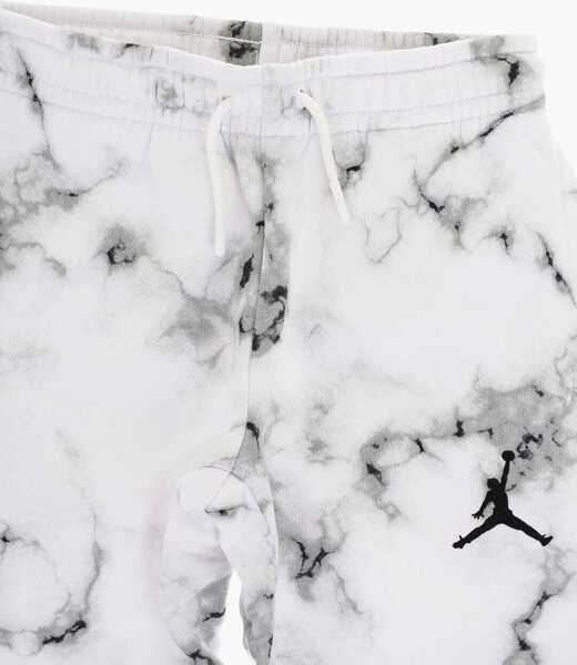 Pantaloni de trening Nike Air Jordan Acid-Wash Effect Fleeced Cotton Joggers White Baieti (BM 11830488) 2