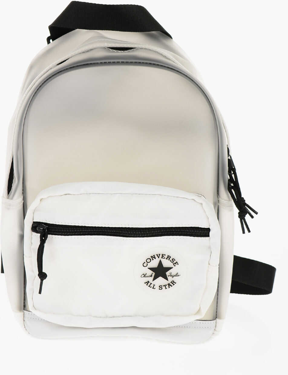 Converse All Star Chuck Taylor See-Through Go Lo Backpack With Contra White