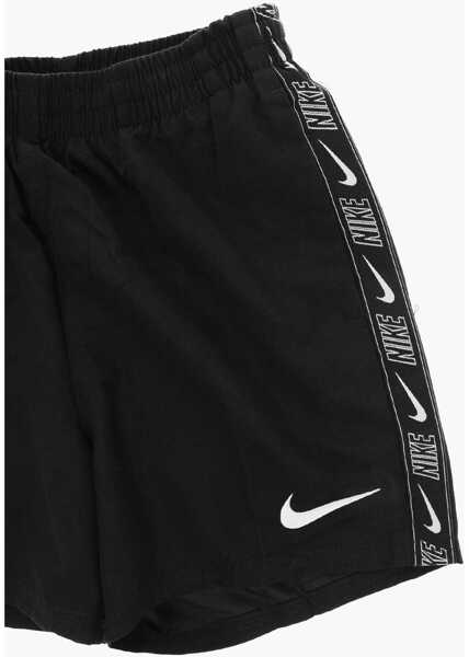 Sorturi de baie Nike Solid Color Swim Shorts With Logoed Side Band Black Baieti (BM 11831124) 2