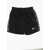Nike Solid Color Swim Shorts With Logoed Side Band Black