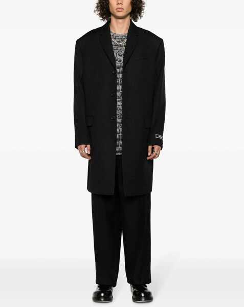 Pantaloni eleganti Versace Wool Pants BLACK Barbati (BM 11837160) 2