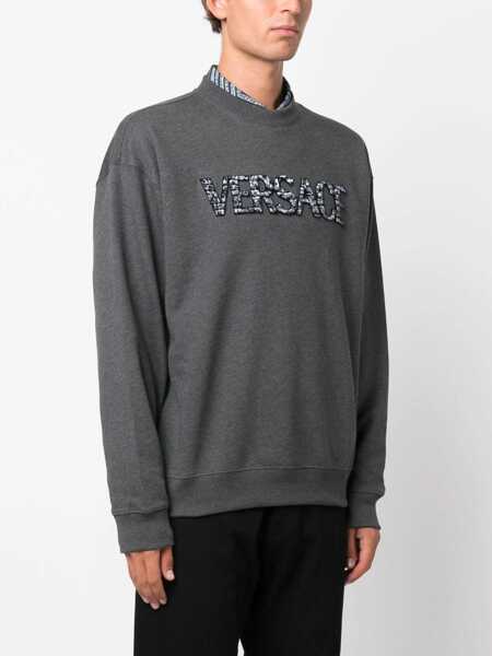 Bluze de trening Versace Sweatshirt With Crocodile Logo GREY Barbati (BM 11837223) 3