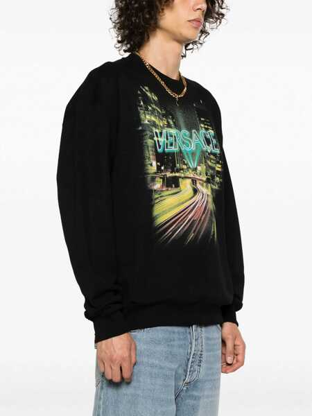 Bluze de trening Versace Sweatshirt With Logo BLACK Barbati (BM 11837907) 3