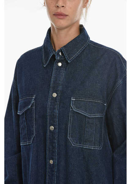 Camasi casual ANOUKI Denim Over Midnight Blue Femei (BM 11838603) 3