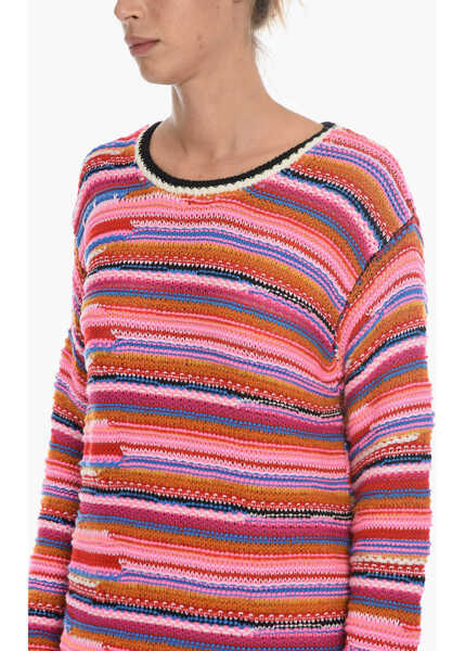 Rochii lungi DSQUARED2 Long Sleeved Knitted Wool Maxi Dress Pink Femei (BM 11838813) 3