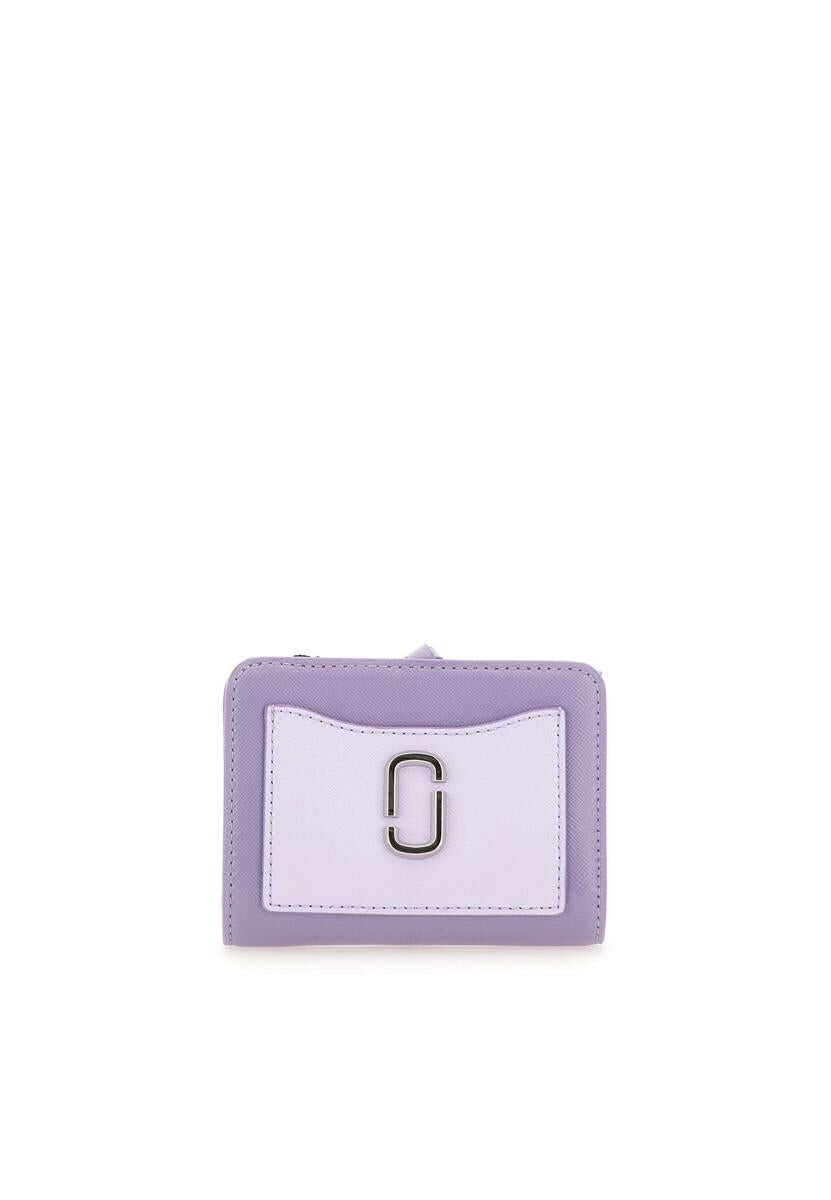 Marc Jacobs MARC JACOBS "The Mini Compact Wallet" leather wallet PURPLE