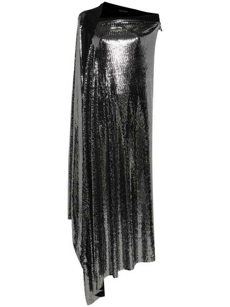 Rochii Balenciaga Balenciaga Metallic Effect Midi Dress Black Femei (BM 11842200) 1