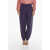 AERON Wool Edge Pants With Decorative Button Violet