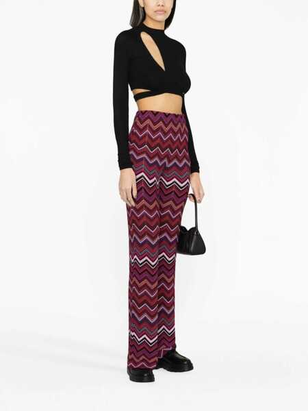 Pantaloni casual MISSONI BEACHWEAR Flare Fit Pants MULTICOLOUR Femei (BM 11852406) 4