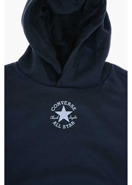 Bluze de trening Converse All Star Chuck Taylor Solid Color Hoodie With Fleeced Inner Blue Baieti (BM 11852880) 2