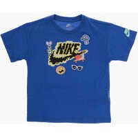 Tricouri Nike Crew-Neck T-Shirt With Front Print And Patches