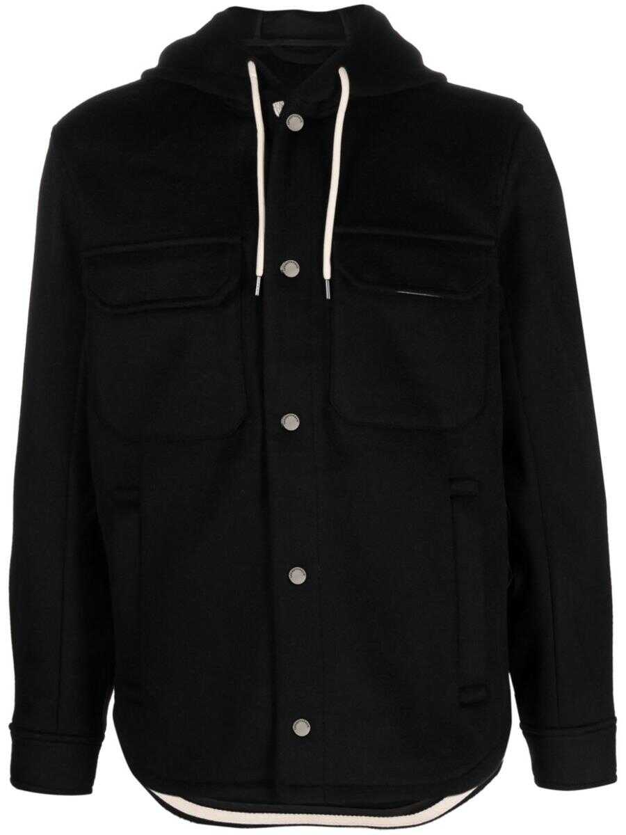 EA7 EA7 EMPORIO ARMANI Wool jacket BLACK