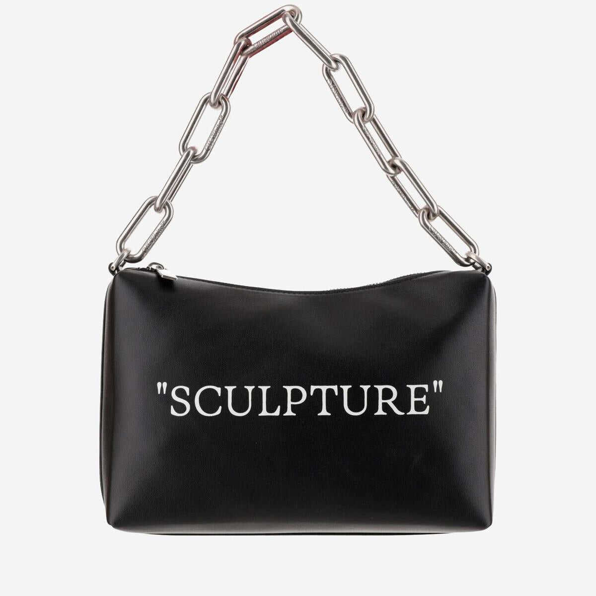 Off-White OFF-WHITE POUCH WITH LETTERING NERO