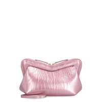 Genti mini Mansur Gavriel Mini M Frame Leather Bag Femei