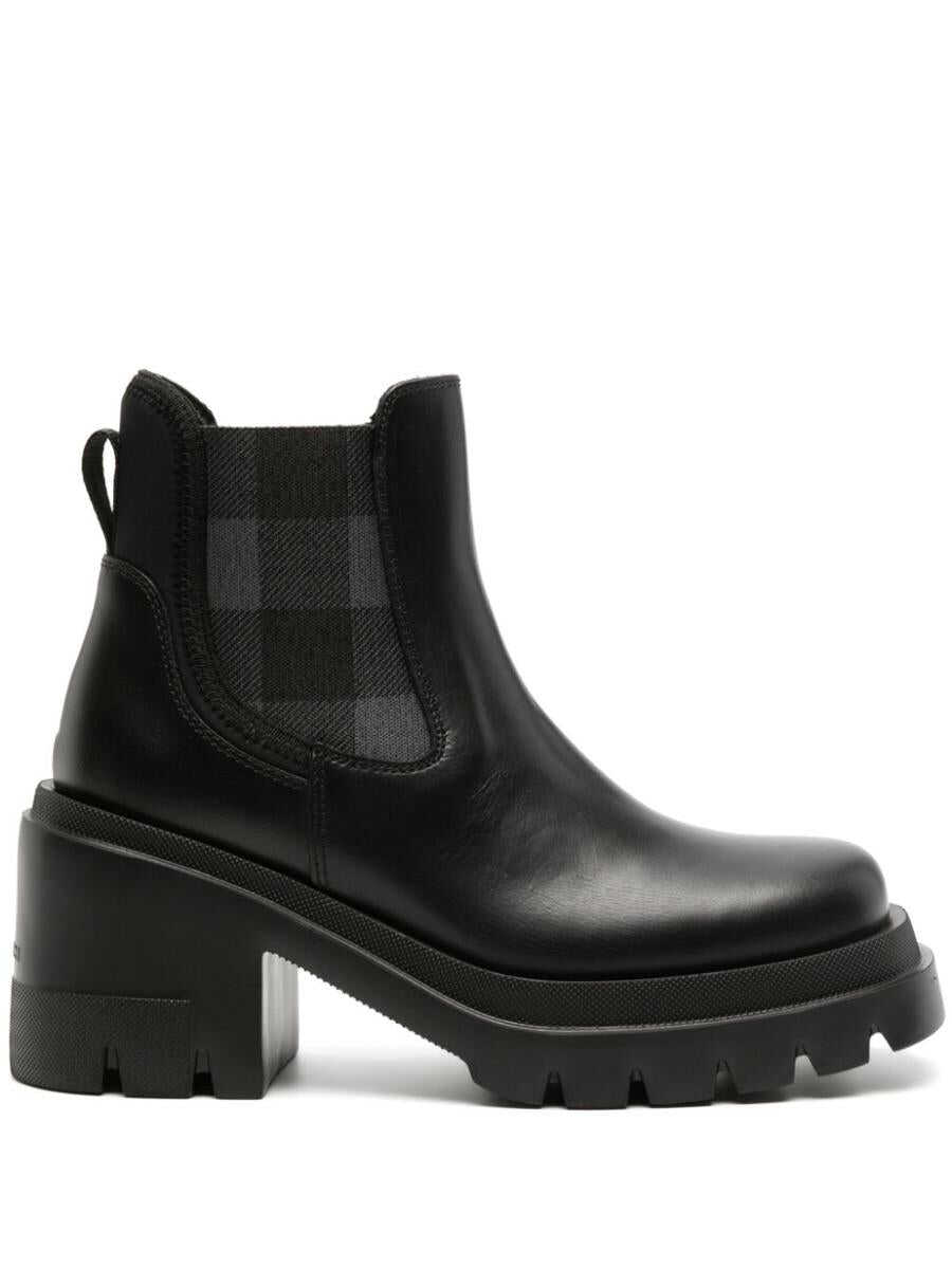 Woolrich WOOLRICH Calf leather heel ankle boots BLACK