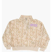 Bluze de trening Brushed Cotton Half Zip Printed Sweatshirt Baieti