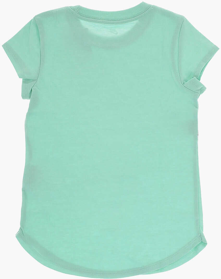 Tricouri Nike Logo Printed Solid Color T-Shirt Light Blue Baieti (BM 11863167) 3