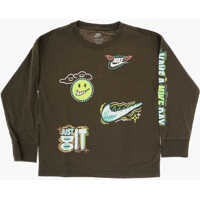 Tricouri Nike Long Sleeve Printed Loose Fit T-Shirt