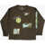 Nike Long Sleeve Printed Loose Fit T-Shirt Military Green
