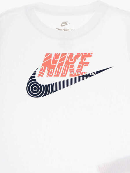 Tricouri Nike Logo Printed Long Sleeve T-Shirt White Baieti (BM 11863449) 2