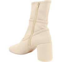 Ghete Dama - Ghete MM6 Maison Margiela Biker Anatomic Beige Femei (BM 11864592) - B-mall.ro