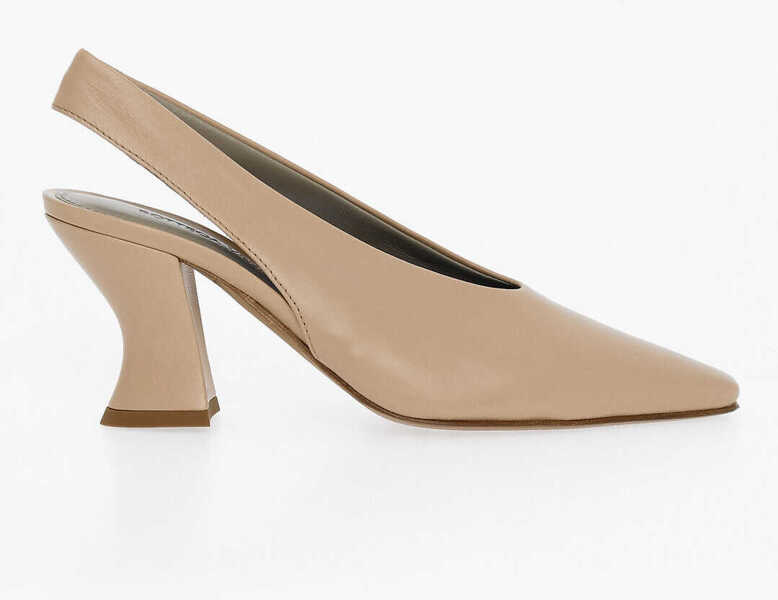 Pantofi stiletto Bottega Veneta Lambskin Almond Pumps 8Cm Brown Femei (BM 11865774) 3