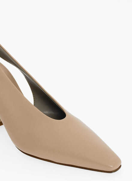 Pantofi stiletto Bottega Veneta Lambskin Almond Pumps 8Cm Brown Femei (BM 11865774) 4