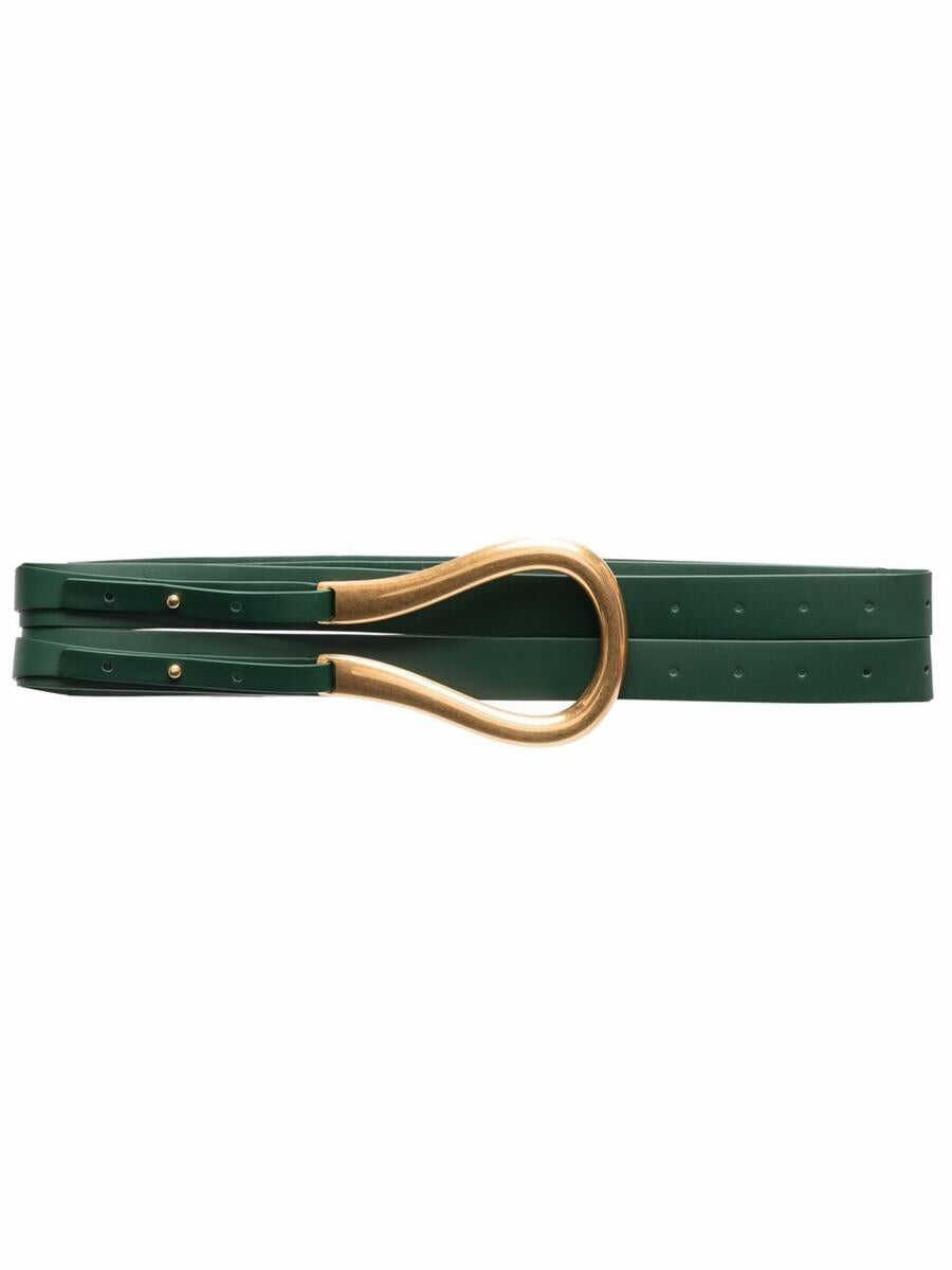 Bottega Veneta BOTTEGA VENETA Double-strap belt RAINTREE GOLD
