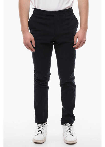 Pantaloni casual CORNELIANI Cc Collection Cotton Blend Reset Chinos Pants Blue Barbati (BM 11875143) 1