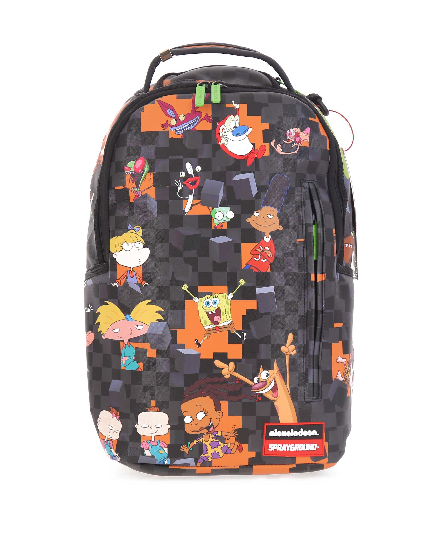 Sprayground Nicktoons Bust Through Checkers Backpack MULTICOLOR