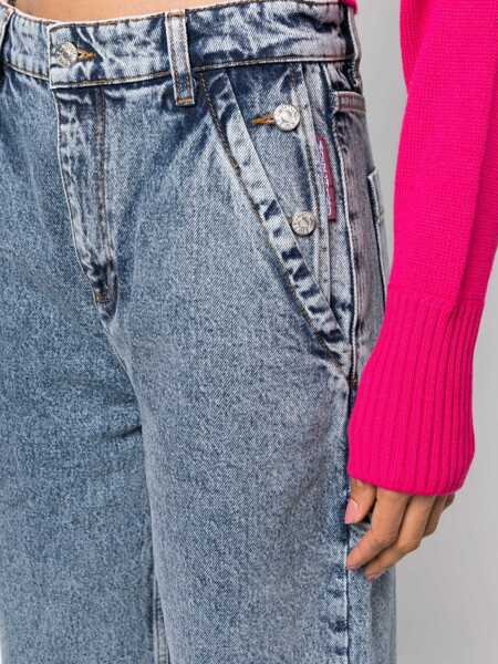 Blugi skinny MOSCHINO JEANS Jeans Wide Leg BLUE Femei (BM 11888181) 5