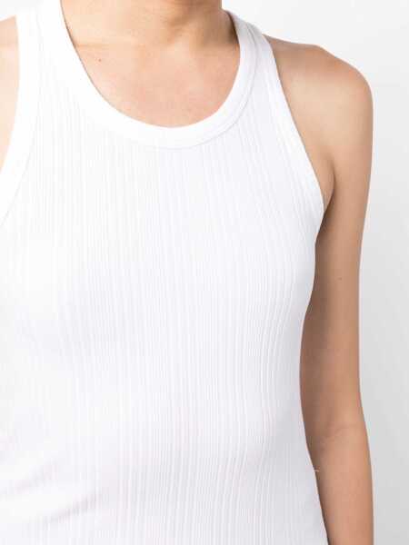 Bluze HELMUT LANG Ribbed Tops WHITE Femei (BM 11889708) 5