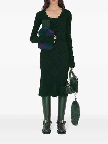 Rochii Burberry Aran Knit Dress GREEN Femei (BM 11892531) 2
