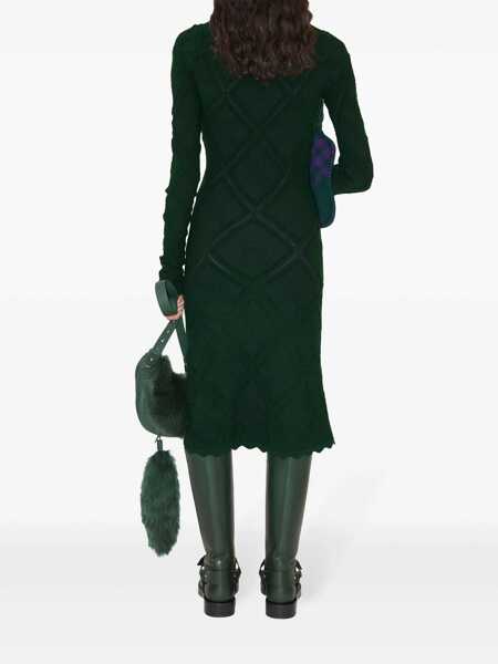 Rochii Burberry Aran Knit Dress GREEN Femei (BM 11892531) 4