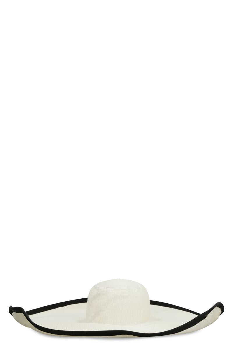 Max Mara MAX MARA ROBERT WIDE-BRIMMED HAT WHITE