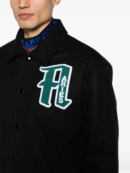 Jachete Aries Varsity Jacket BLACK Barbati (BM 11907369) 5