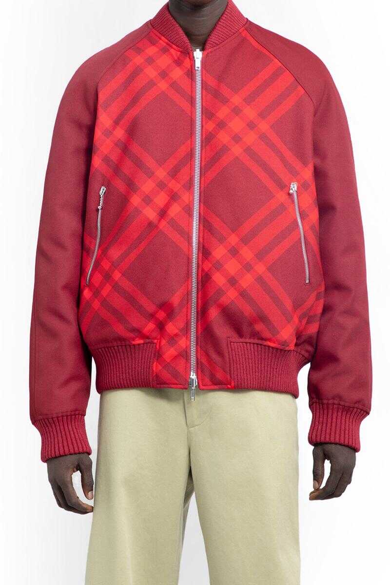 Burberry BURBERRY JACKETS RED