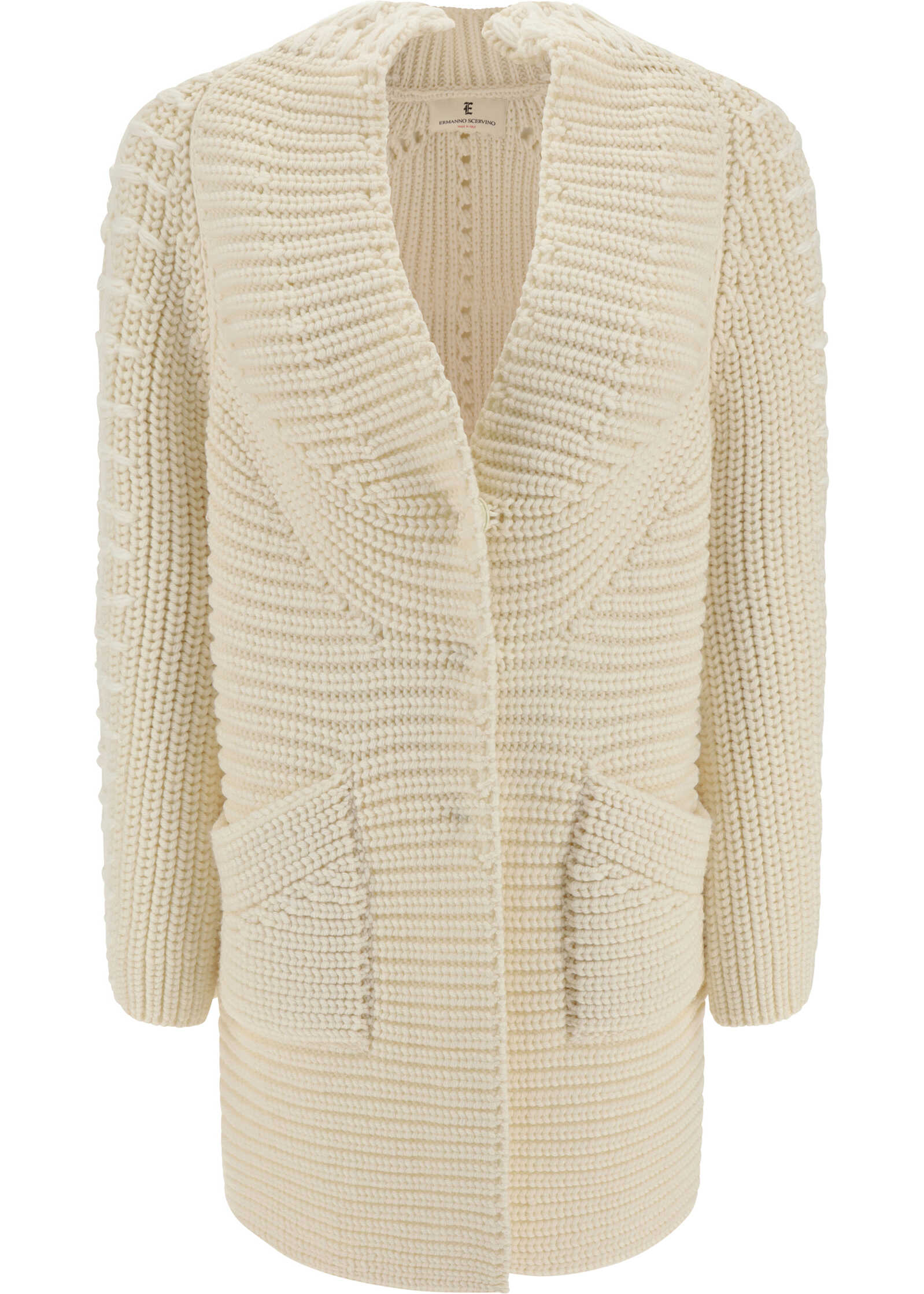 Ermanno Scervino Cardigan BLANC DE BL