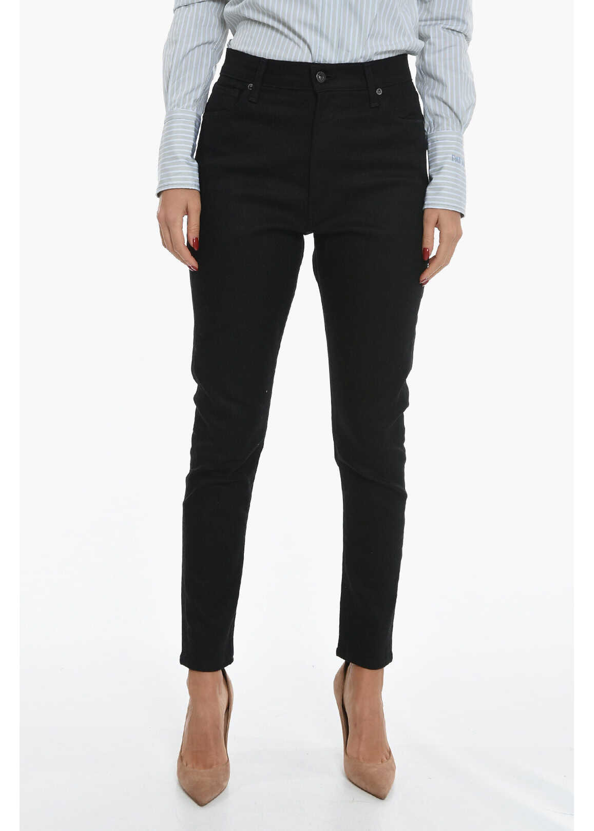 Levi\'s® High-Waisted Slim Fit Jeans 14Cm Black
