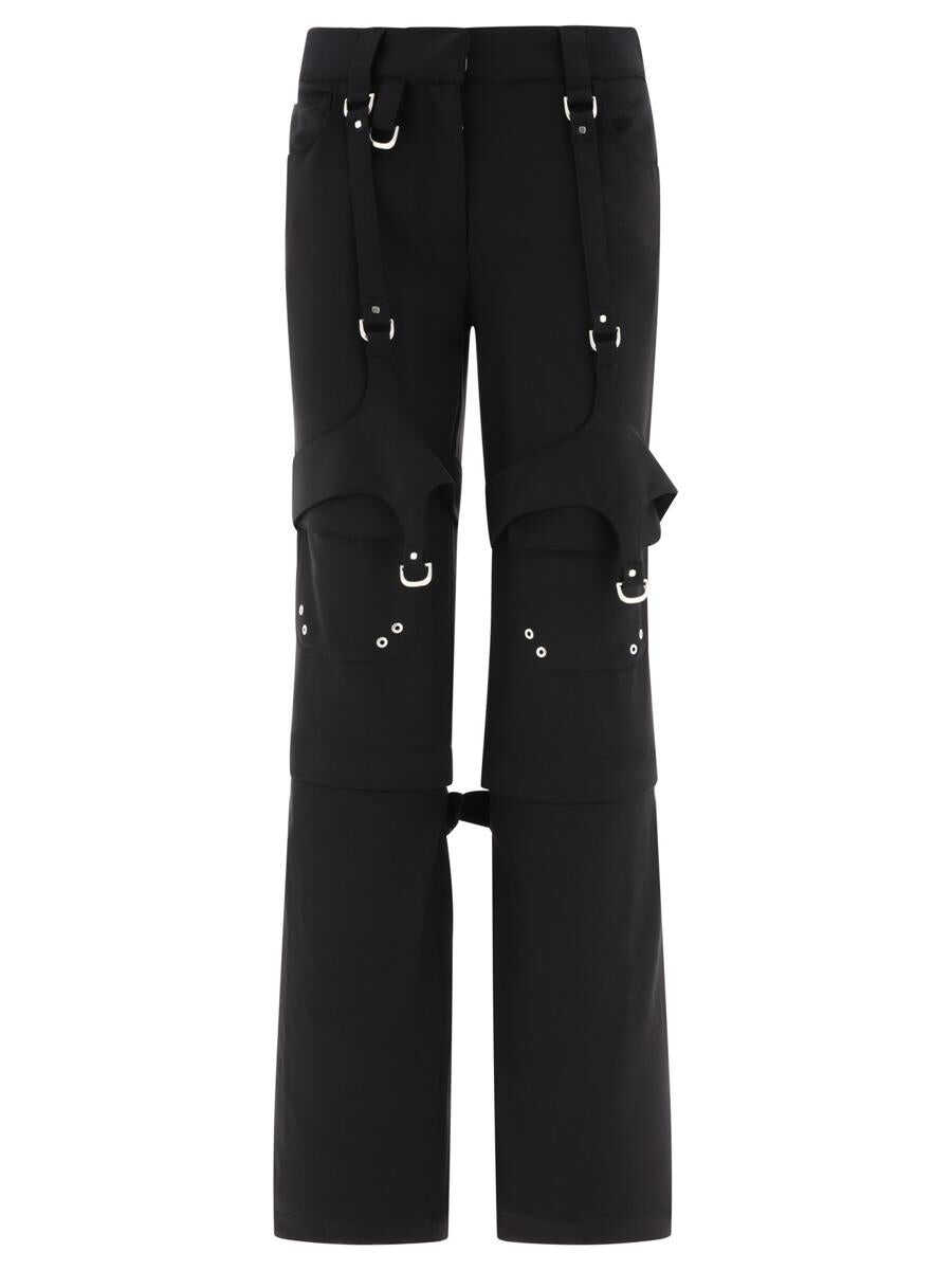 Off-White OFF-WHITE Wool blend cargo trousers BLACK