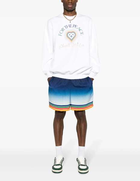 Bluze de trening Casablanca Sweatshirt With Logo WHITE Barbati (BM 11979696) 2