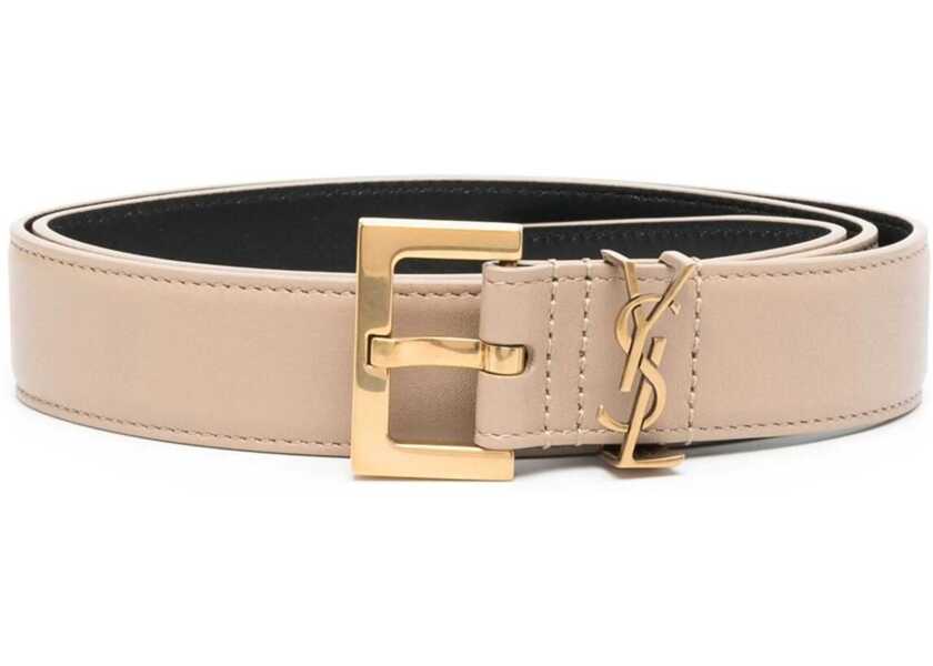 Curele Saint Laurent Leather Belt LIGHT BROWN Femei (BM 11980890) 1