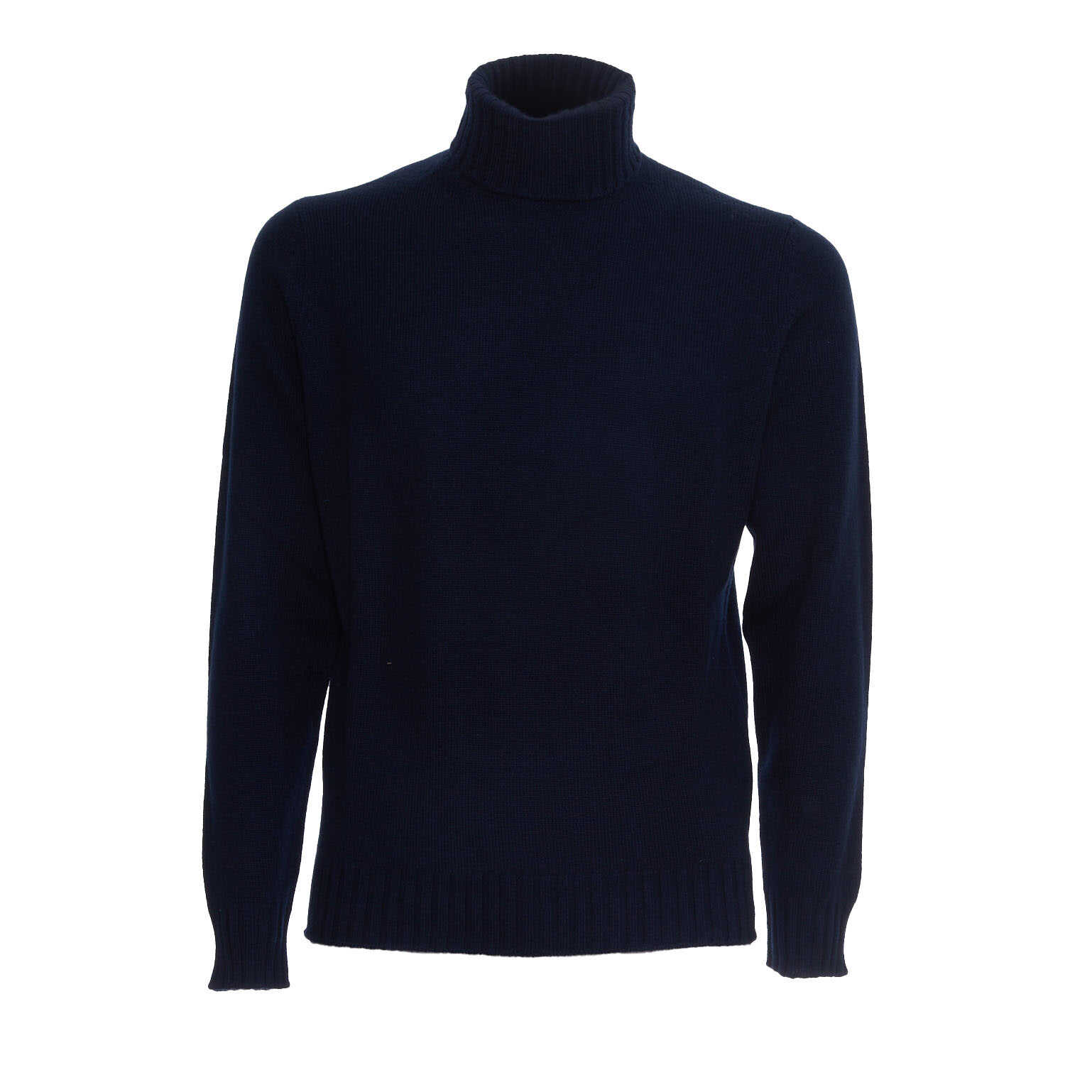 FILIPPO DE LAURENTIIS Wool And Cashmere Turtleneck Sweater Blue