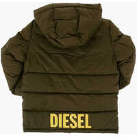 Jachete pentru Baieti - Jachete Diesel Red Tag 2Pockets Joodx Padded Jacket With Fleeced Inner Military Green Baieti (BM 11986116) - B-mall.ro