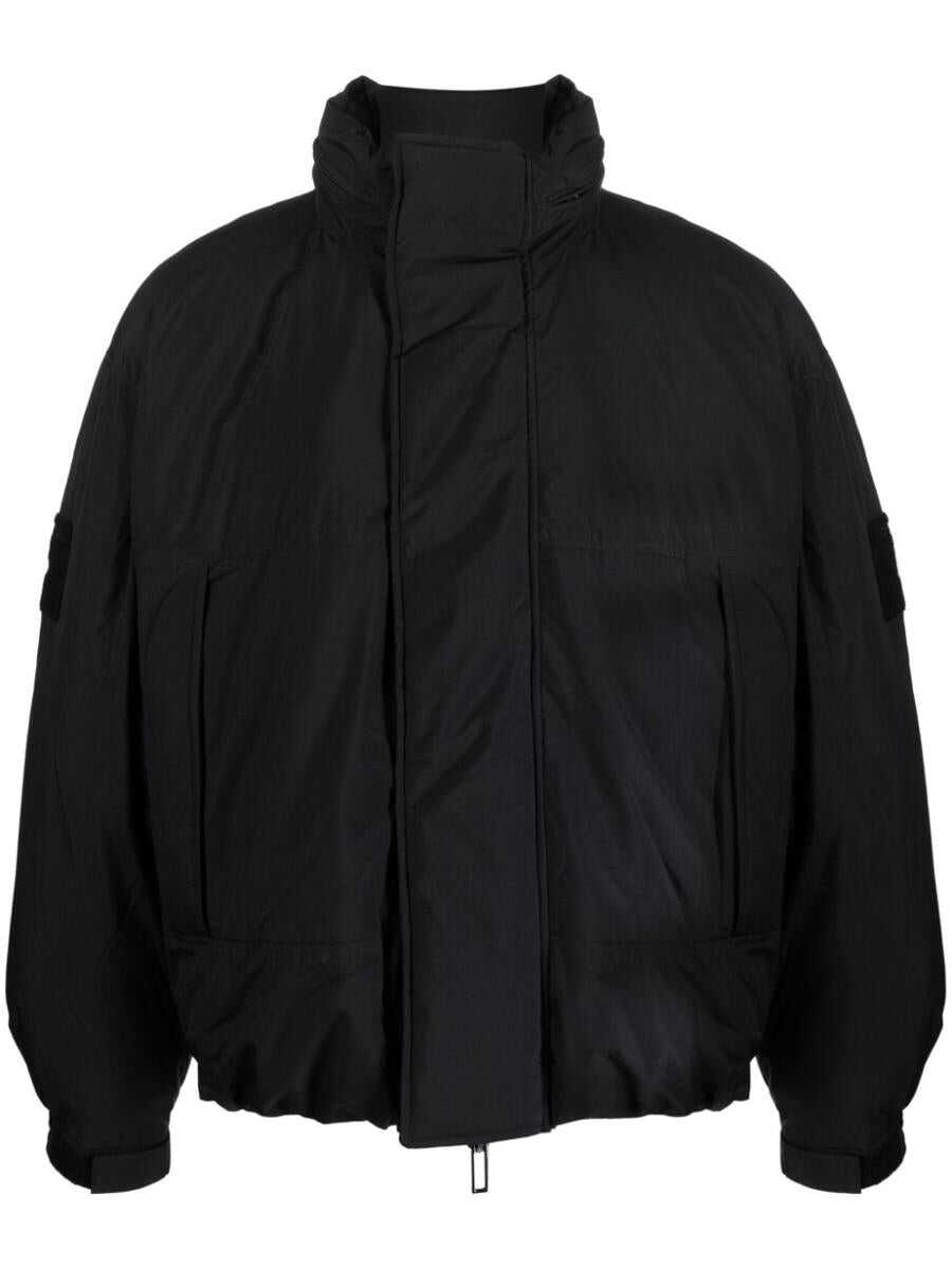 EA7 EA7 EMPORIO ARMANI Nylon short down jacket BLACK