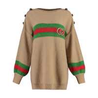 Pulovere Gucci Crew-Neck Wool Sweater Femei