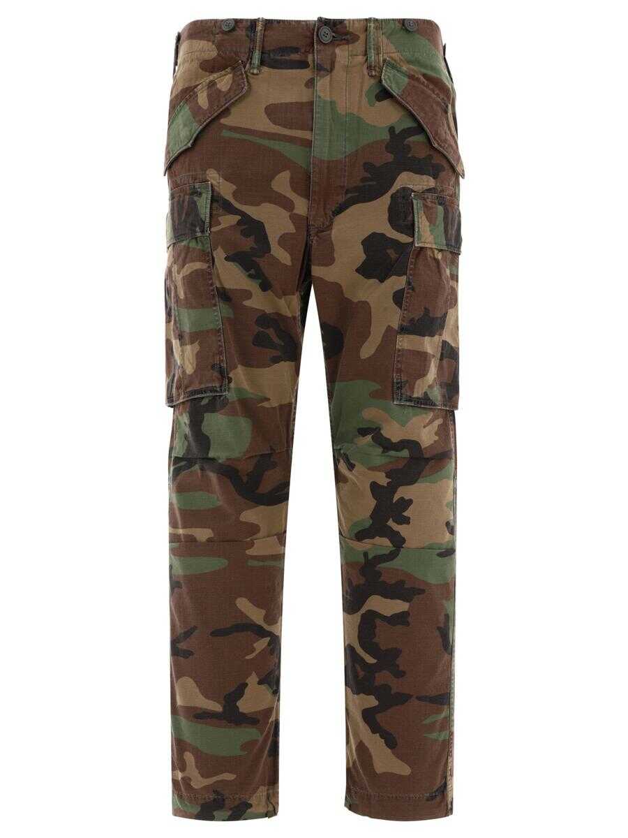 RRL BY RALPH LAUREN RRL BY RALPH LAUREN Ripstop camouflage cargo trousers BROWN