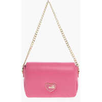 Genti de umar Love Faux Leather Crossbody Bag With Golden Chain Femei