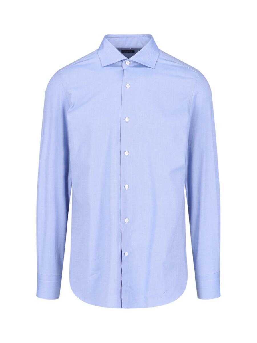 FINAMORE Finamore Shirts BLUE