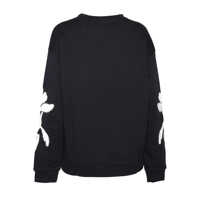 Imbracaminte Ermanno Scervino Dama - Bluze de trening Ermanno Scervino Sweatshirt with embroidery Black Femei (BM 12023034) - B-mall.ro